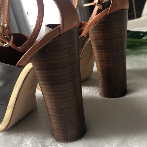 Rebecca Minkoff stacked heel slide - Picture 5 of 6